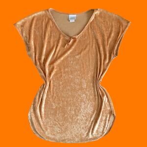 90's 00's vintage crushed velvet y2k nightie slip dress MEDIUM secret treasures